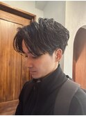 セミウェットパーマセンターパート