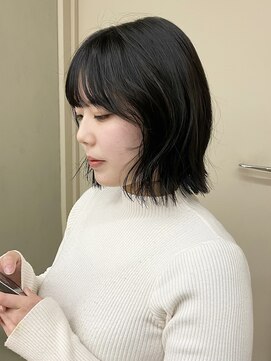 パークレーン アイス イヴェン(park lane ICI yeven) ボブ ミニボブ 切りっぱなしボブ グレージュ