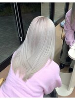 ヌエン 渋谷(NU/EN)&nbsp;ホワイトブロンド　髪質改善カラー