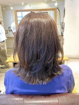 ヴァンクシー バイ ルナ(VANKCY by Luna) ホワイトグレージュ ミニウルフ チェリーブラウン 向ケ丘遊園