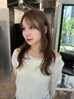 ペレ アネックス 大阪梅田茶屋町店(PELE ANNEX)&nbsp;ホワイトグレージュ/デジタルパーマ/フェザー/梅田