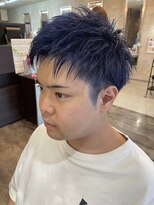ヘアメイク アージュ 新宮店(HAIR MAKE age)&nbsp;ネイビーカラー