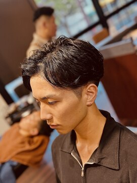 ジェイソンバーバー 2nd(JASON BARBER) ゆるハネ感のフェザーパーマ！【理容室/メンズ/バーバー】