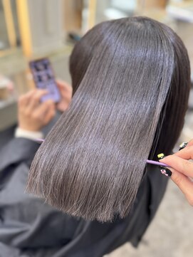 ロンド 表参道店(Lond) 暗めカラー/韓国風巻き/レイヤーカット/くすみベージュ/表参道