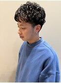メンズ/カット/パーマ/プードルパーマ/メンズショート