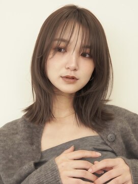 ノイ(noi) 髪質改善トリートメントミルクティーベージュカラーくびれヘア