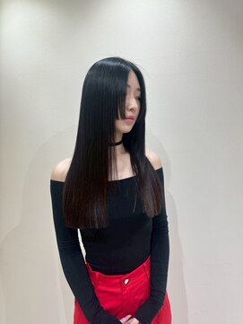 シェノン サントル(CHAINON CENTRE) 梅田/黒髪/クラゲヘアー/オリーブグレー/小顔/ココアベージュ