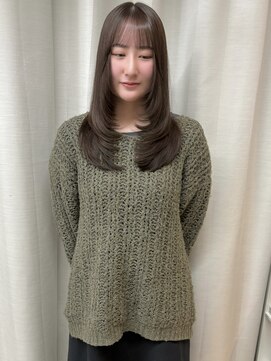 ムード タテマチ(mood tatemachi) レイヤーカット×アッシュブラウン