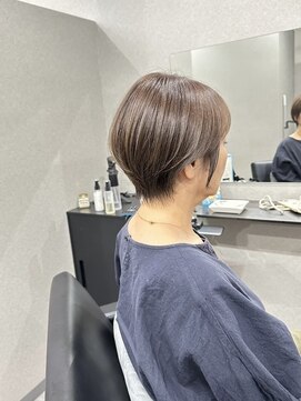 ハウオリ 金沢駅西店(Hau'oli) 白髪感ぼかし/白髪ぼかしハイライト/脱白髪染め/白髪染め/透明感