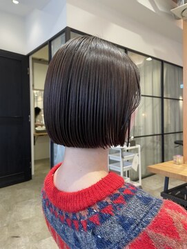 ヘアーエスクールステラ(hair S.COEUR stella) ヘイリーボブ/切りっぱなしボブ/大阪枚方美容室