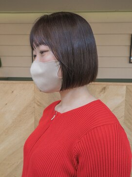 シビバイレボ(CIBI by revo) 地毛風カラー/切りっぱなしボブ[船橋駅/ボブ]