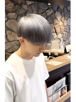 アトラクト バイ ラック 津田沼(Attract by LUCK)&nbsp;シルバーアッシュ/津田沼/メンズパーマ/メンズ/ブリーチ