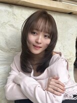 ラボヌールヘアーレーヴ 池袋店(La Bonheur hair reve)&nbsp;ミディアムレイヤー/韓国風/似合わせカラー/佐藤