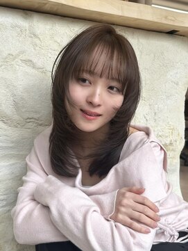 ラボヌールヘアーレーヴ 池袋店(La Bonheur hair reve) ミディアムレイヤー/韓国風/似合わせカラー/佐藤