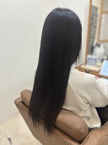 エフプラス(fplus)&nbsp;【髪質改善】圧倒的ツヤ！黒髪髪質改善ロング【Y00096】