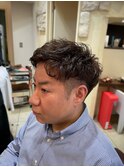 朝の時短パーマ