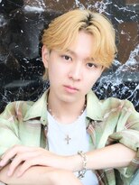 become men's hair 名駅EAST【10月3日 NEW OPEN(予定)】&nbsp;ブリーチ２回で作るベージュカラー/アッシュ/メンズ/ハイトーン