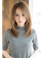 ローラン(ROULAND)&nbsp;フォギーベージュセミロング