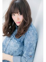 ローレン(LOREN)&nbsp;＊LOREN＊セミウェットフリンジバング暗髪ラフウェーブ