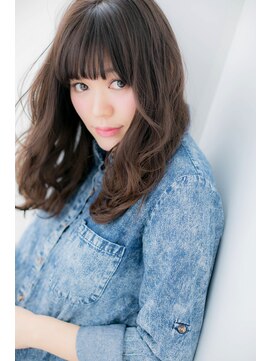 ローレン(LOREN) ＊LOREN＊セミウェットフリンジバング暗髪ラフウェーブ