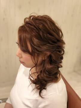 アイビス(AIBIZ) ＊結婚式＊花嫁＊参列/編みおろし風サイド