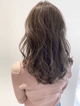 オースティン 流山おおたかの森(AUSTIN) 大人かわいい前髪セシルカットココアブラウンフリンジウェーブ