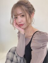 ルービック バランス 天王寺(Rubik's×Balance)&nbsp;#後れ毛#透け感ミディアムアレンジ