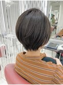 20代30代40代/グラデーション/ショートボブ/ショート/丸み/小顔/