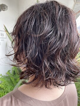 ドレス(DRESS) マッシュボブ×パーマ