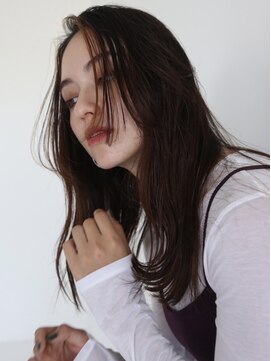 エヌ トーキョー(enu TOKYO) 動きのあるローレイヤーロング ココアベージュ 学芸大学