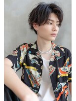 ケアリー 流山おおたかの森(Carelly)&nbsp;ツイストパーマ七三オールバックマッシュウルフスリークショート