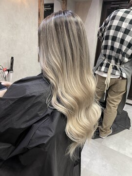 サニー 渋谷(SUNNY) グレーベージュニュアンスカラーアッシュミルクティー