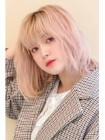 ヴェチカ 京橋店(Vechika) くびれボブ/外ハネボブ/ミルクティーブロンド