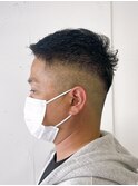 10代20代30代40代アップバング爽やかメンズショート