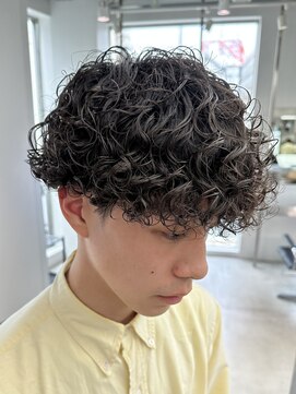 フィフス 天神大名(fifth) プードルパーマスパイラルパーマフェードメンズパーマメンズヘア