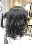 ミディボブ パーマ 低温デジタルパーマ ボブ (銀座)