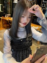 サラ 天神大名店(SARA) 【天神】透明感カラー髪質改善トリートメント×前髪カタログ