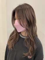 アトリエコア(Atelier Coa)&nbsp;髪質改善トリートメントミルクティーベージュカラーくびれヘア