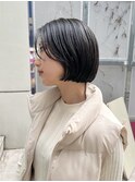 ミニボブハンサムボブショートボブショートボブ