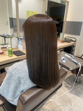 バサ 鷺ノ宮店(BASSA) 【スタイル】ツヤ髪×オリーブベージュ