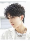 センターパートツイストスパイラル