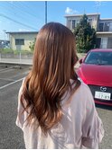 明るめブラウン×20代ロングレイヤー
