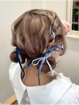 アルファバイオリカ(ALPHA by ORIKA) ツインお団子♪