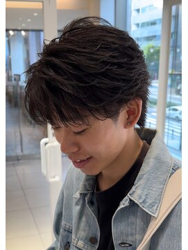 オーシャントーキョー 仙台(OCEAN TOKYO) フェザーショートニュアンスセンターパート黒髪