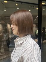 ヲタク(wotaku.)&nbsp;ベージュカラーニュアンスカラー白髪ぼかし透明感カラーミニボブ