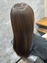 トゥルートラストトロワー 須玉店(True Trust trois)&nbsp;髪質改善 縮毛矯正 さらさらストレート 艶感◎ アッシュカラー
