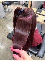 アリアバイエクラート 新宿南口店(ARiA by ECLART)&nbsp;カシスカラー[髪質改善][縮毛矯正]