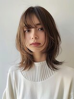 レヴ 草加店(LEV.)&nbsp;イメチェン　外ハネ　ボブ　美髪　ワイドバング　ブルーブラック