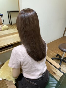 美容室 アイディー i-dee ピンクブラウン