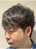 ツーブロックマッシュスタイル